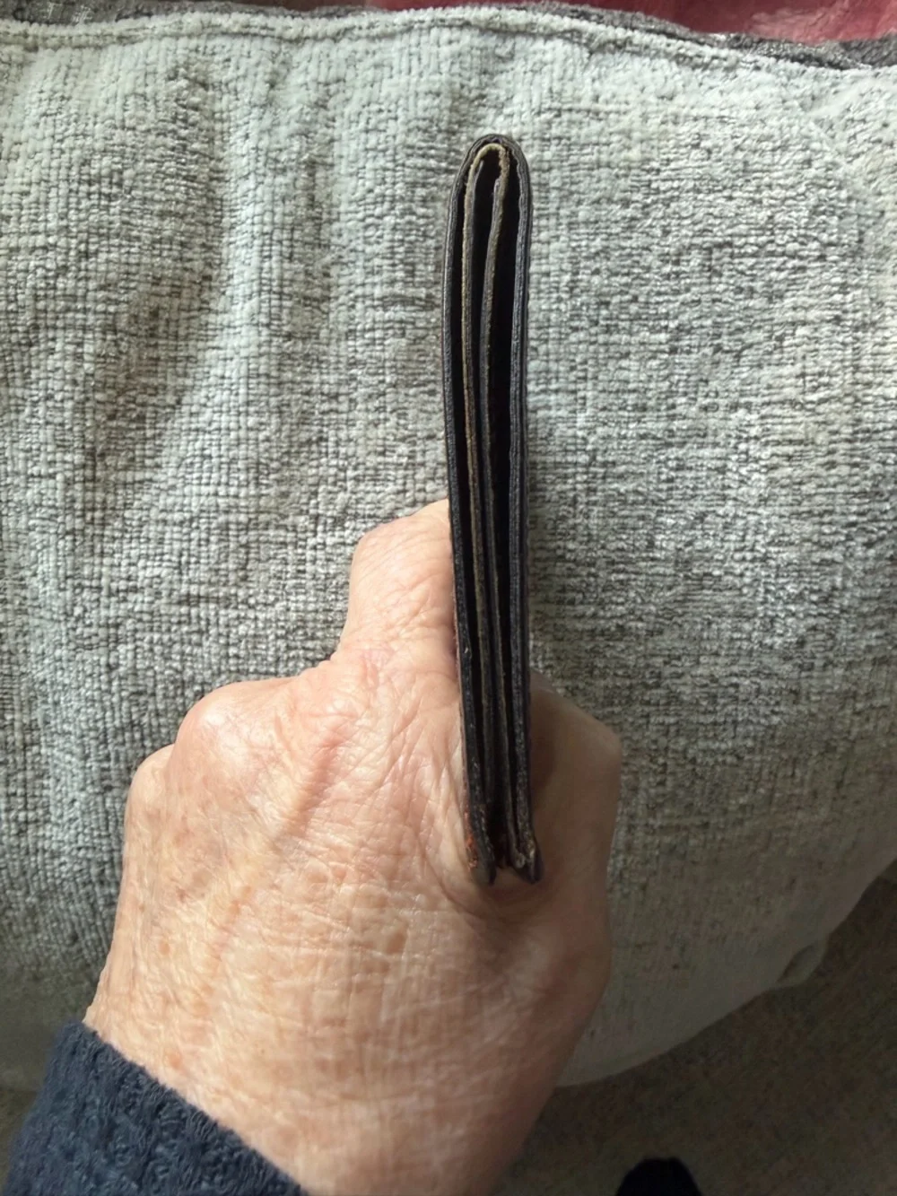 Dunhill Luxury Black Leather Bifold Wallet 4x4